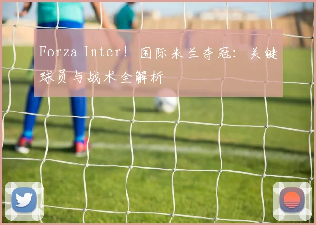 Forza Inter！国际米兰夺冠：关键球员与战术全解析